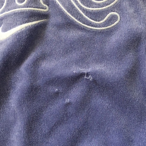 Cropped Terry Cloth Nike Sweatshirt XS - Picture 3 of 9